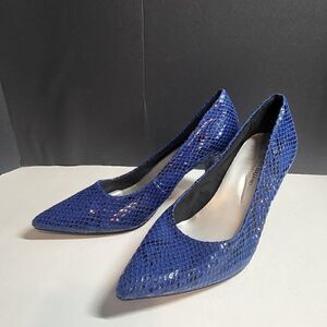 Christian Siriano Blue High Heel Pump Shoes